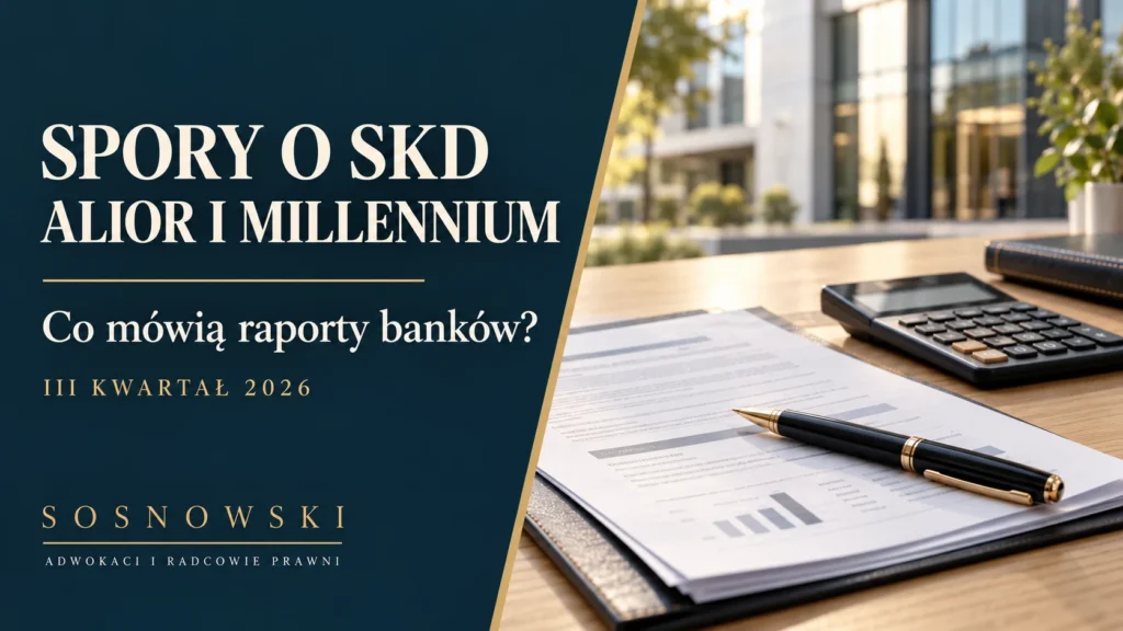 Alior i Millennium — skala sporów SKD w raportach za III kwartał 2026