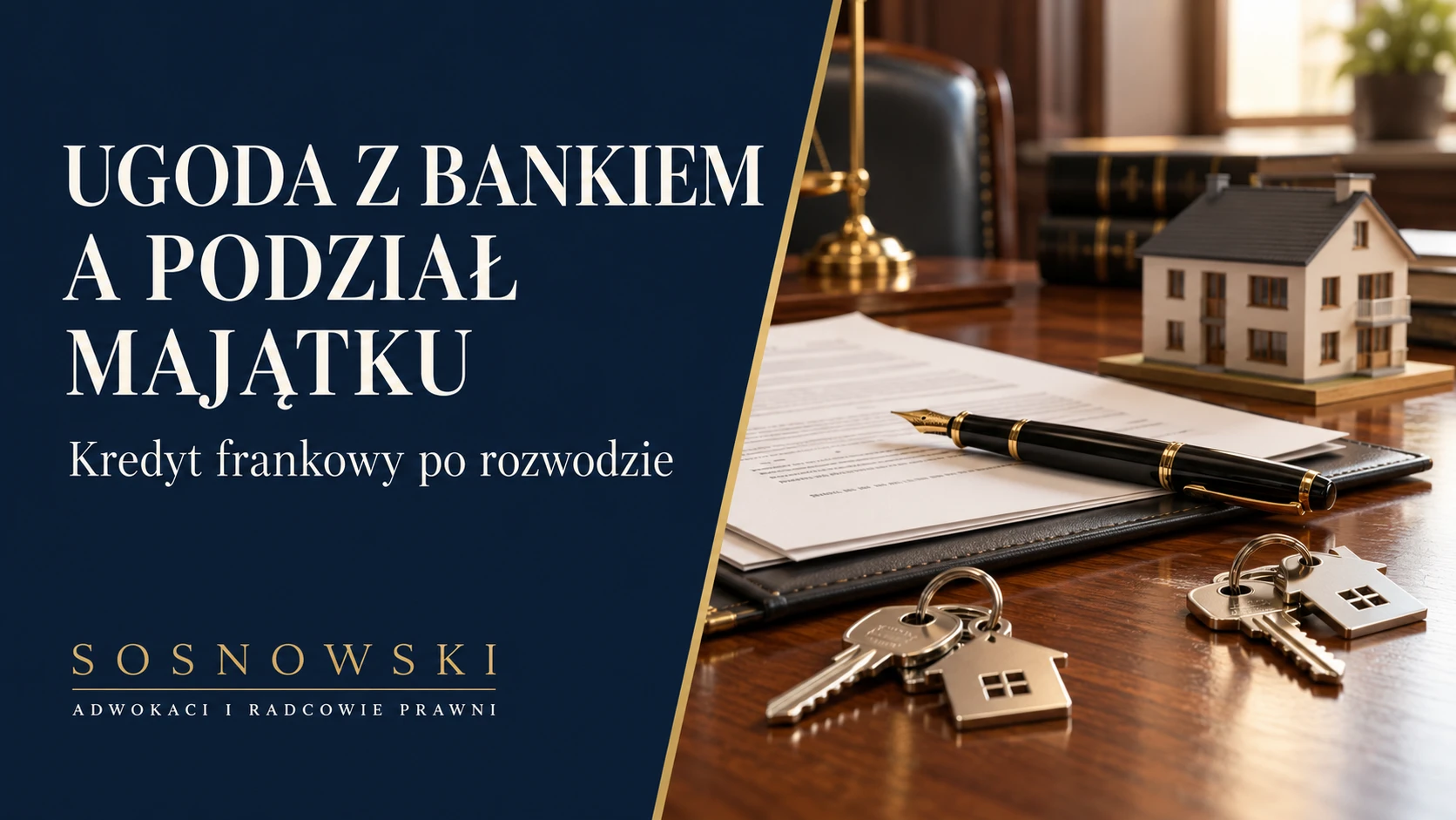 Ugoda z bankiem a podział majątku — kredyt frankowy po rozwodzie